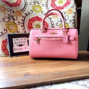 Coach Rowan 25 Satchel Bubble Gum Pink